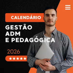 Imagem de capa para o Curso online Calendário de Gestão Adm e Pedagógica