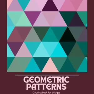 Imagen de portada para Ebook Patrones geométricos - Libro para colorear