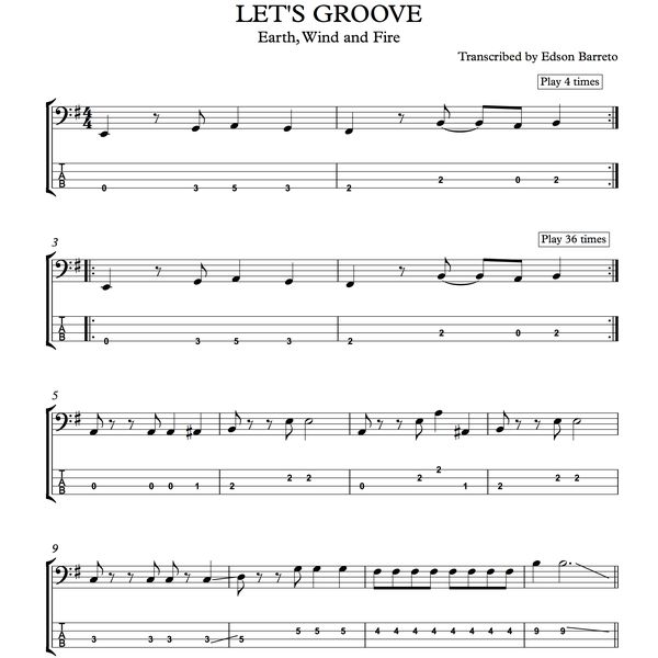 The Police Walking On The Moon Bass Tab Let S Groove Earth Wind Fire Bass Score Tab Lesson Edson Renato Vitti Barreto Learn A New Skill Images Icons Pictures Hotmart