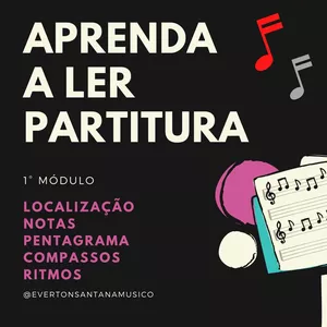 Imagem de capa para o Curso online Aprenda a Ler Partitura (Violão e Guitarra)