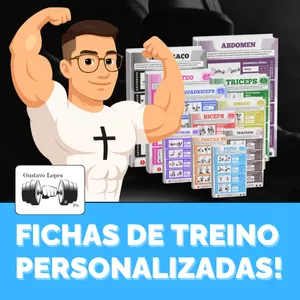 Imagem de capa para o Ebook Fichas de Treino Personalizadas!