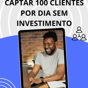 Imagem de capa para o Ebook Ebook - Guia completo para captar clientes todos os dias sem investimento!