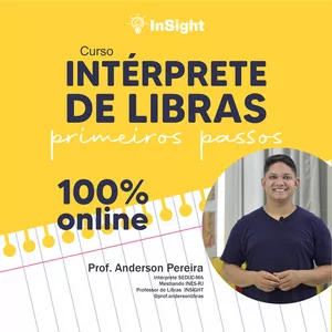 Imagem de capa para o Curso online Intérprete de Libras - Primeiros passos