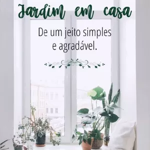 Imagem de capa para o Ebook Jardim em casa
