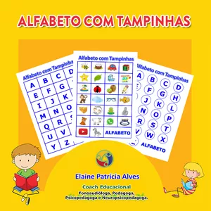 Imagem de capa para o Curso online Alfabeto com Tampinhas