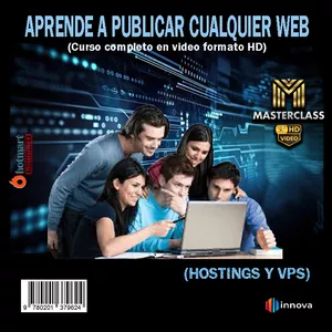 Imagen de portada para Curso online APRENDE A PUBLICAR CUALQUIER WEB (HOSTING Y VPS)