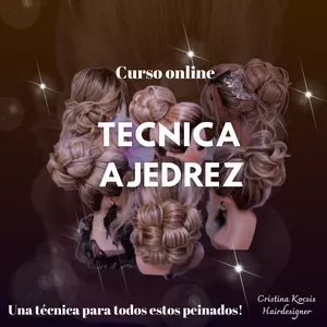 Imagen de portada para Curso online Peinados ¨Tecnica AJEDREZ¨