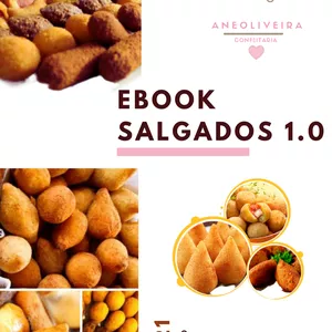 Imagem de capa para o Ebook Ebook 1.0 Salgados que vendem 