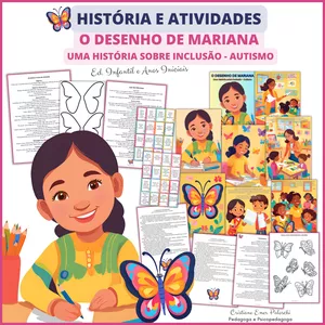 Imagem de capa para o Curso online História e Atividades O Desenho de Mariana - Uma história sobre inclusão - Autismo