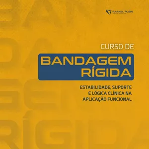 Imagem de capa para o Curso online Curso de Bandagem Rígida – Estabilidade, suporte e lógica clínica na aplicação funcional