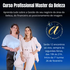 Imagem de capa para o Curso online Curso Profissional Master da Beleza
