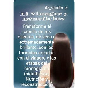 Imagen de portada para Ebook BRILLO FUERZA Y SALUD CON EL VINAGRE... el programa capilar perfecto para ti o TUS CLIENTAS.. 