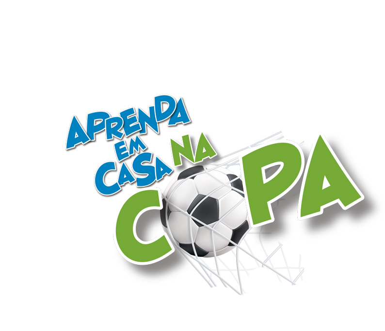 Logomarca Aprenda em Casa na Copa