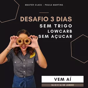 Imagem de capa para o Evento online DESAFIO 3 DIAS - PAULA MARTINS