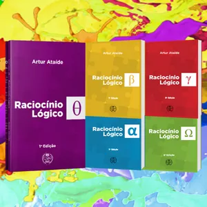 Imagem do curso Coleção do E-book Raciocínio Lógico Alfa, Beta, Gama, Ômega e Teta