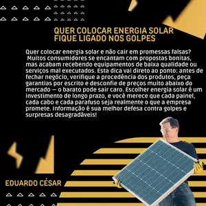 Imagem de capa para o Ebook ACERTANDO NA HORA DE COMPRAR O SISTEMA SOLAR