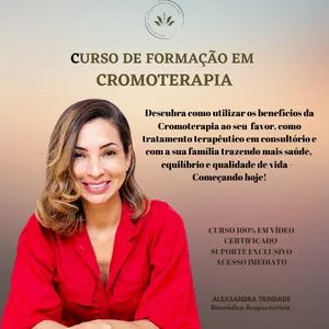 Imagem de capa para o Curso online Curso de Formação em Cromoterapia