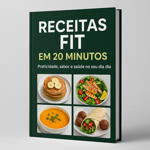 Imagem de capa para o Ebook 30 Receitas Fit Rápidas: Emagreça com Sabor em 20 Minutos