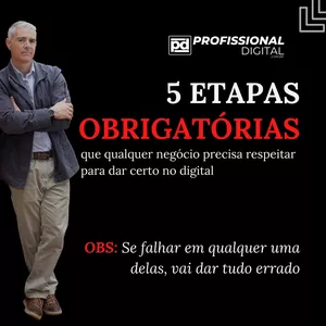 Imagem de capa para o Ebook As 5 Etapas Obrigatórias Que Qualquer Negócio Precisa Respeitar Para Dar Certo Digital