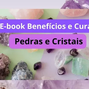 Imagem de capa para o Ebook QUAIS BENEFICIOS DAS PEDRAS E CRITAIS / CONHEÇA AS 60+VENDIDAS