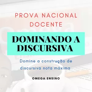 Imagem de capa para o Ebook Apostila dominando a Discursiva na Prova nacional Docente e Concurso Professor