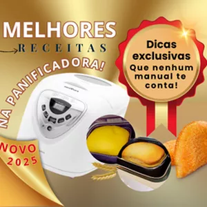 Imagem de capa para o Ebook Melhores receitas na Panificadora 