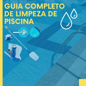 Imagem de capa para o Ebook GUIA COMPLETO DE LIMPEZA DE PISCINA