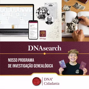 Imagem de capa para o Curso online DNAsearch: Programa de Investigação Genealógica da DNA Cidadania