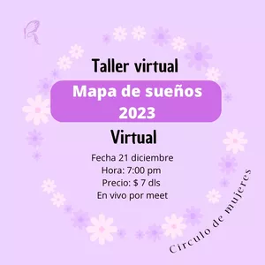 Imagen de portada para Curso online Taller virtual Mapa de sueños 2023
