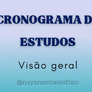 Imagem de capa para o Curso online Cronograma de estudos - visão geral