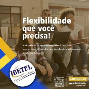 Imagem do curso Básico em Teologia 100% ONLINE