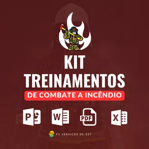 Imagem de KIT TREINAMENTOS DE COMBATE A INCÊNDIO + PRIMEIROS SOCORROS - ATUALIZADO criado por PS Serviços de SST na hotmart