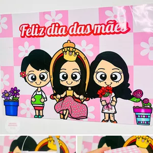 Imagem de capa para o Ebook PAINEL DIA DAS MÃES + BÔNUS (SACOLINHA E CAIXINHA PARA MIMOS)