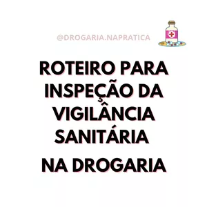 Imagem de capa para o Ebook ROTEIRO PARA INSPEÇÃO VIGILÂNCIA SANITÁRIA