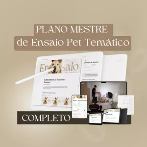 Imagem de capa para o Curso online Plano Mestre de Ensaio Pet Temático | COMPLETO