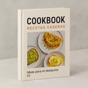 Imagen de portada para Curso online Libro Cocina Recetas Caceras y Planificador de Tarjetas imprimible