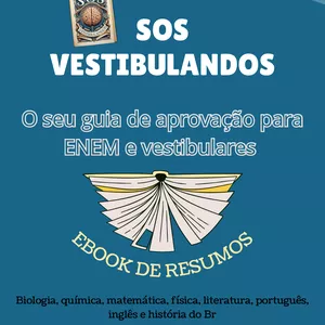 Imagem de capa para o Ebook Livro de resumos para ENEM e VESTIBULARES