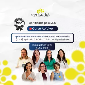 Imagem de capa para o Curso online Aprimoramento em Neuromodulação Não-Invasiva (tDCS)