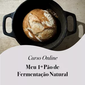 Imagem do curso Meu primeiro pão de fermentação natural