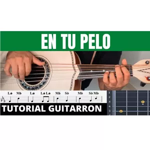 Imagen de portada para Ebook Partitura Guitarrón "En Tu pelo"