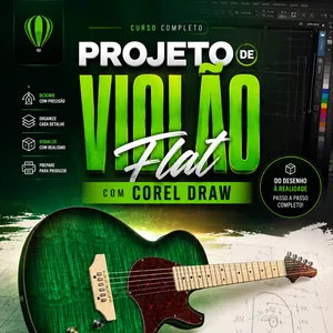 Imagem do curso Aprenda como desenvolver violões flat no CorelDRAW