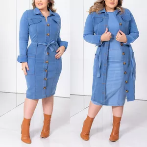 Imagem de capa para o Ebook Molde Chemisier jeans (38 ao 46)