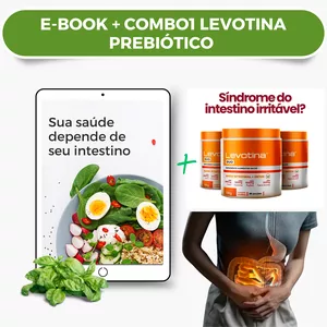 Imagem de capa para o Ebook SUA SAÚDE DEPENDE DE SEU INTESTINO + COMBO1 DE LEVOTINA PREBIÓTICO 