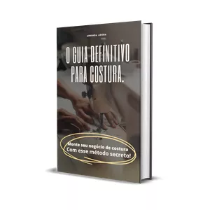 Imagem de capa para o Ebook O guia definitivo de costura.