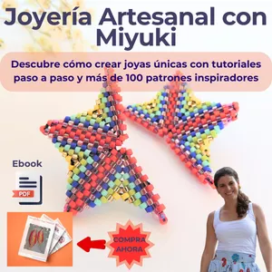 Imagen de portada para Ebook Joyería y El Arte de la Mostacilla Miyuki: Tutoriales y Patrones