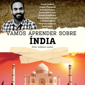 Imagem de capa para o Ebook Vamos Aprender Sobre Índia - Livro