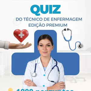 Imagem de capa para o Ebook Quiz doTécnico de Enfermagem