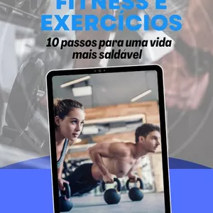 Imagem de capa para o Ebook Fitness e Exercícios