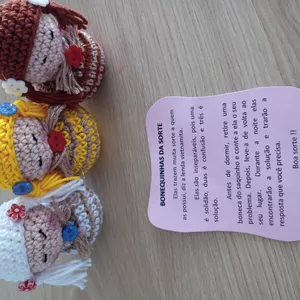 Imagem de capa para o Ebook Bonequinhas da sorte ( amigurumi )