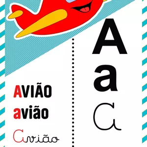 Imagem de capa para o Ebook Alfabeto para parede